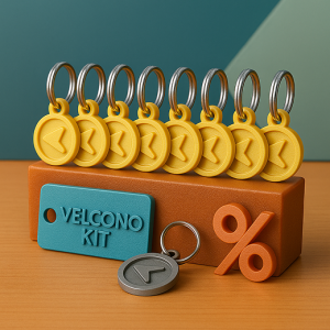 Llavero con logotipo (mín. 10 uds)