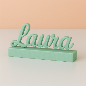 Soporte con nombre para mesa (und)