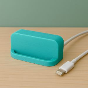 Base con ranura para cable