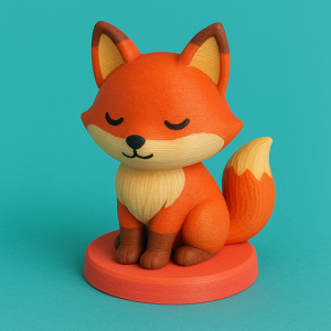 Figura decorativa pintada a mano