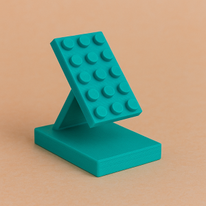 Soporte inclinado con anclaje LEGO